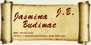 Jasmina Budimac vizit kartica
